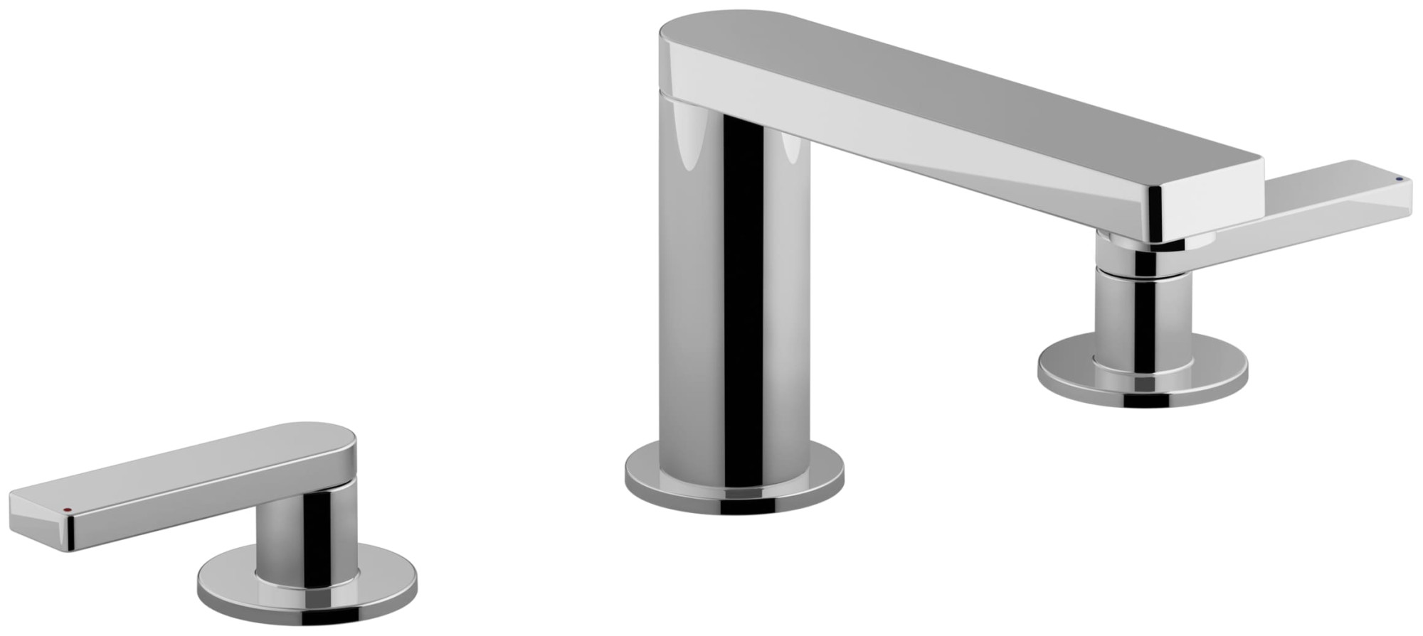 E73060-4-TT Умывальник на 3 отверстия Смеситель на 2 ручки - Ручки "рычаг" JACOB DELAFON COMPOSED