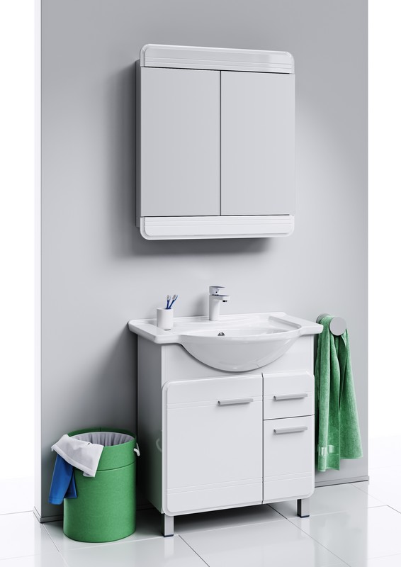 Корсика Тумба под умывальник  на ножках  Kor.01.07 AQWELLA CORSICA 028193 - Вид №5