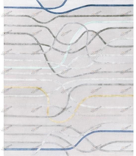 Tapis Rouge Прямоугольный коврик ручной работы Ambiance Tr1390