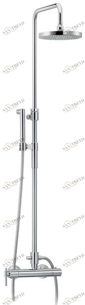 rvb Настенная термостатическая душевая стойка с ручным душем Dynamic 4527.11.74
