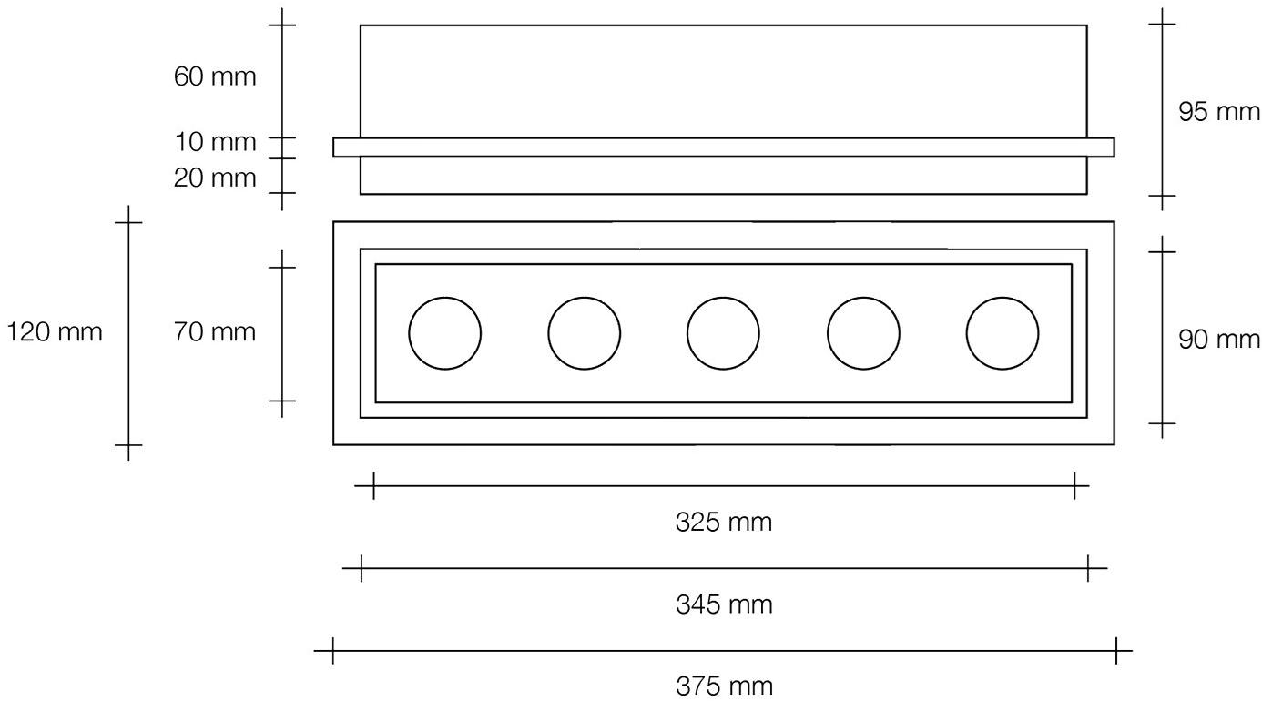 Tecnico Полувстраиваемый точечный светильник прямоугольной формы из гипса  T235 - t236  - Вид №7