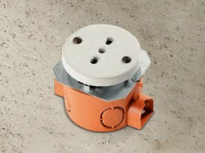 Aldo Bernardi Одиночная керамическая электрическая розетка Acquario