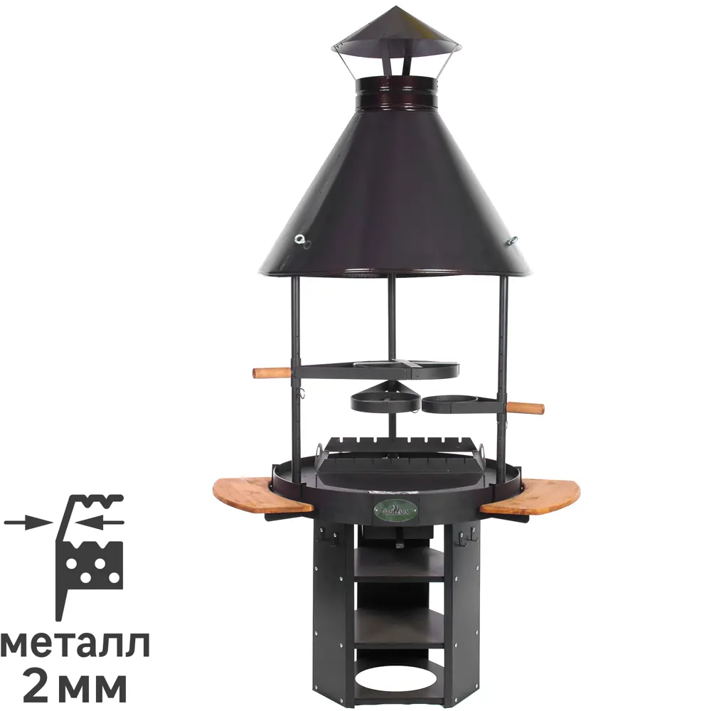 Гриль «Suomi Grill 90», толщина стали 2 мм, термокраска 18626651 STLM-2117024 Santreyd 