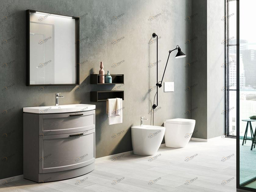 Mobiltesino Тумба под умывальник из ясеня с вешалкой для полотенец Estra sun-id-1425191