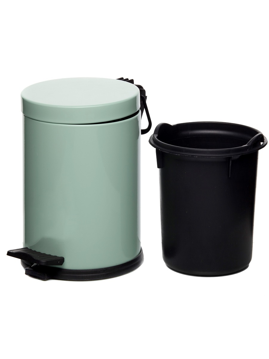 Вёдра с педалью и крышкой Aquila 3L Mini Mint NAVAKO 11024 - Вид №2