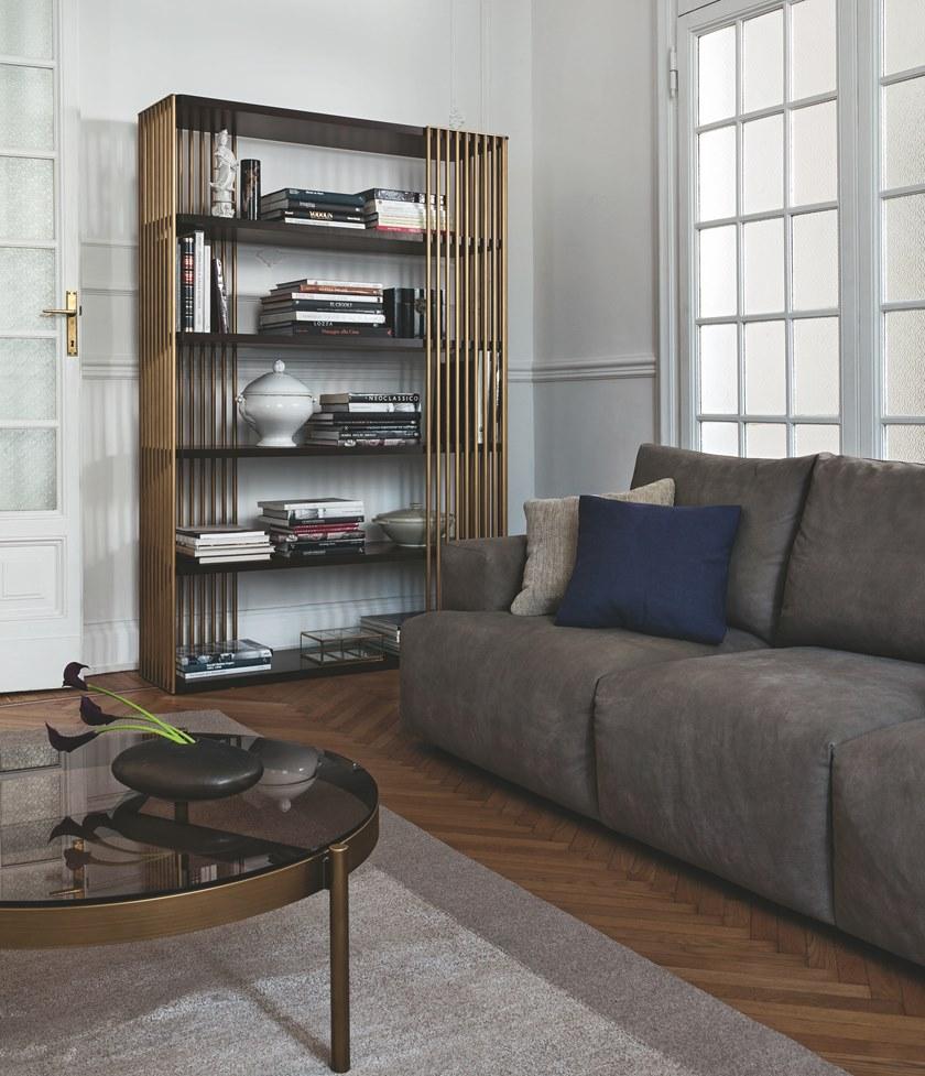 SELVA Открытый двусторонний книжный шкаф из дерева и металла  8088  - Вид №6