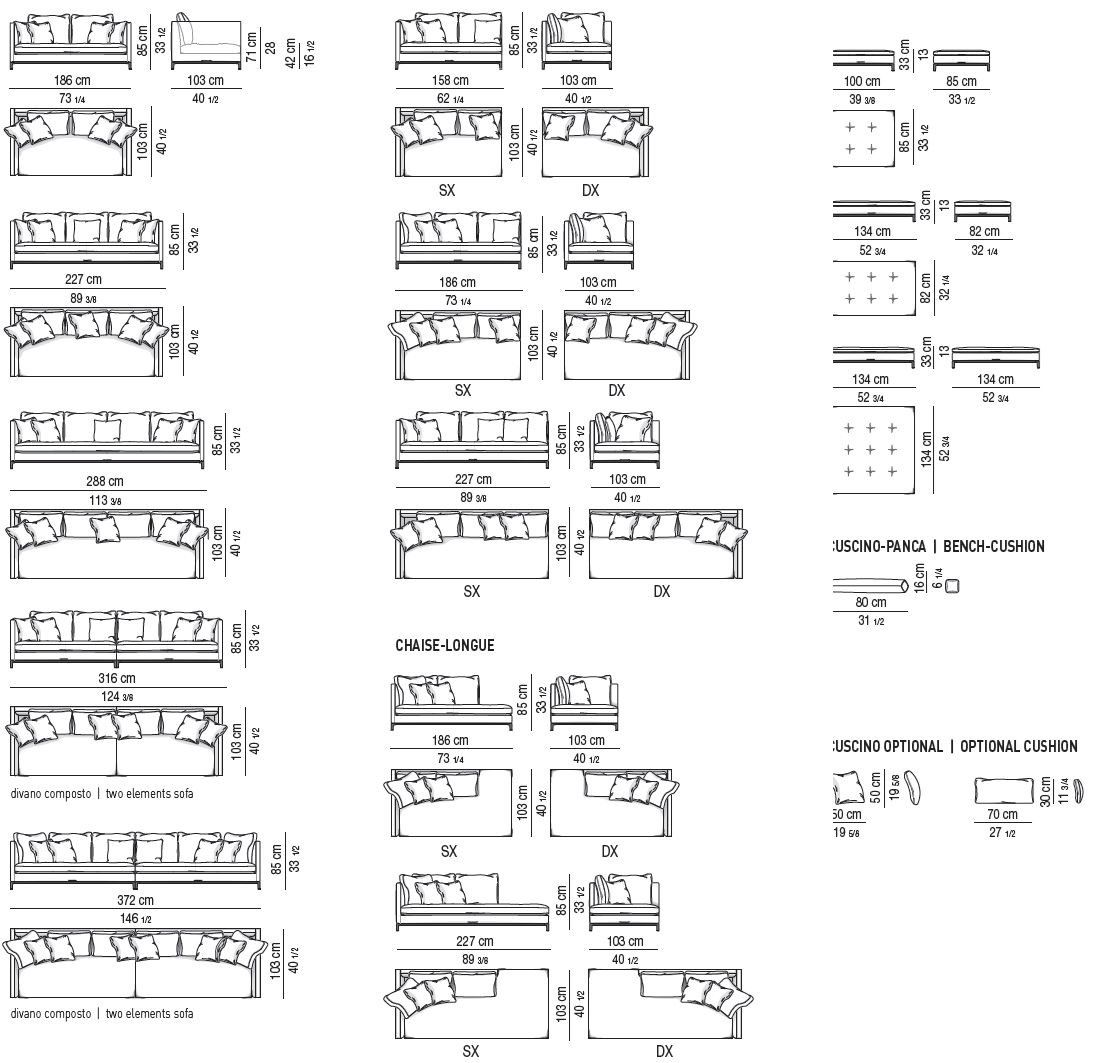 Ткань диван Minotti Andersen System ARCH-00121631 - Вид №7