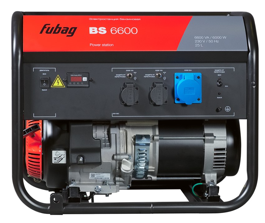 Электрогенератор   бензиновый Fubag BS 6600 9228668 STDN-0137515 - Вид №1