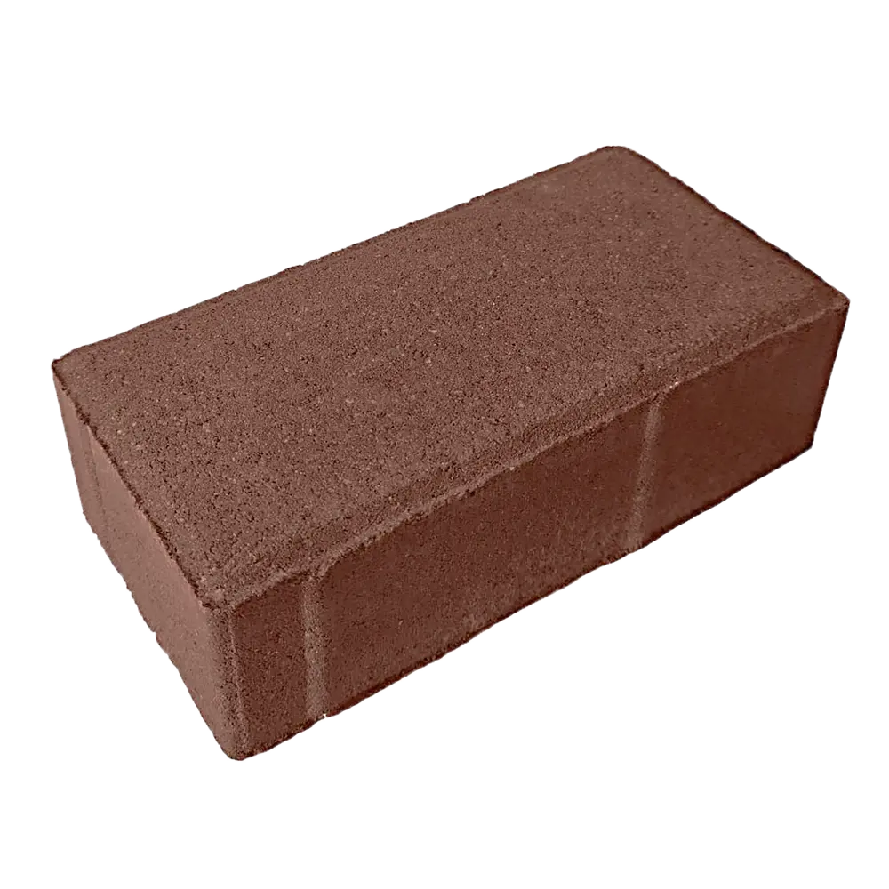 Плитка тротуарная вибропрессованная 100x200x60 мм цвет коричневый 88110042 STLM-2167790 Santreyd 