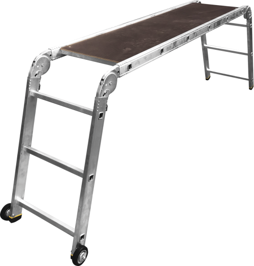 Рабочие подмости  профессиональные (съемная площадка + колёса) 3*6*3 ALUMET SMS 363