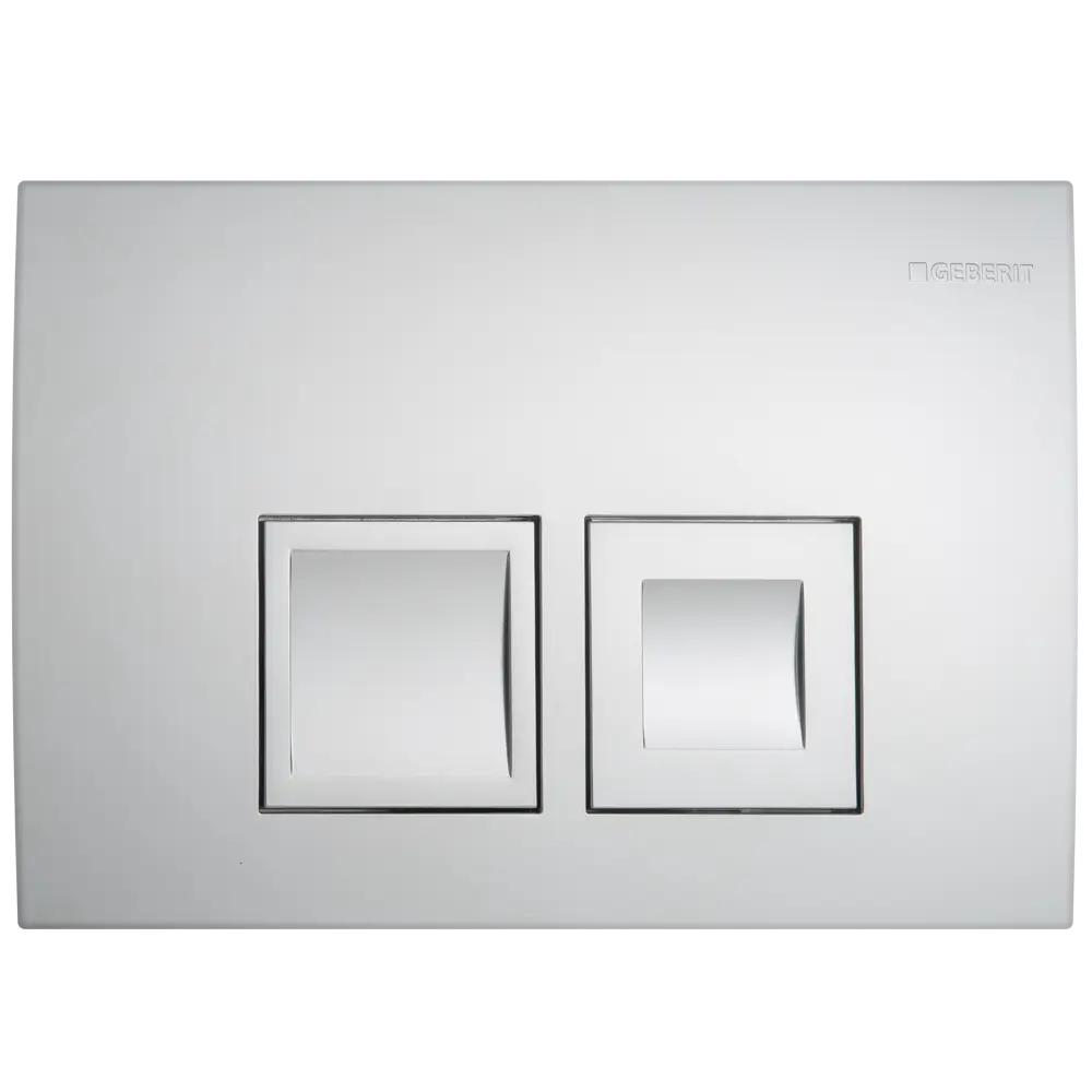 Кнопка двойного слива Delta50, хром матовый 12343035 STLM-2136880 Geberit 