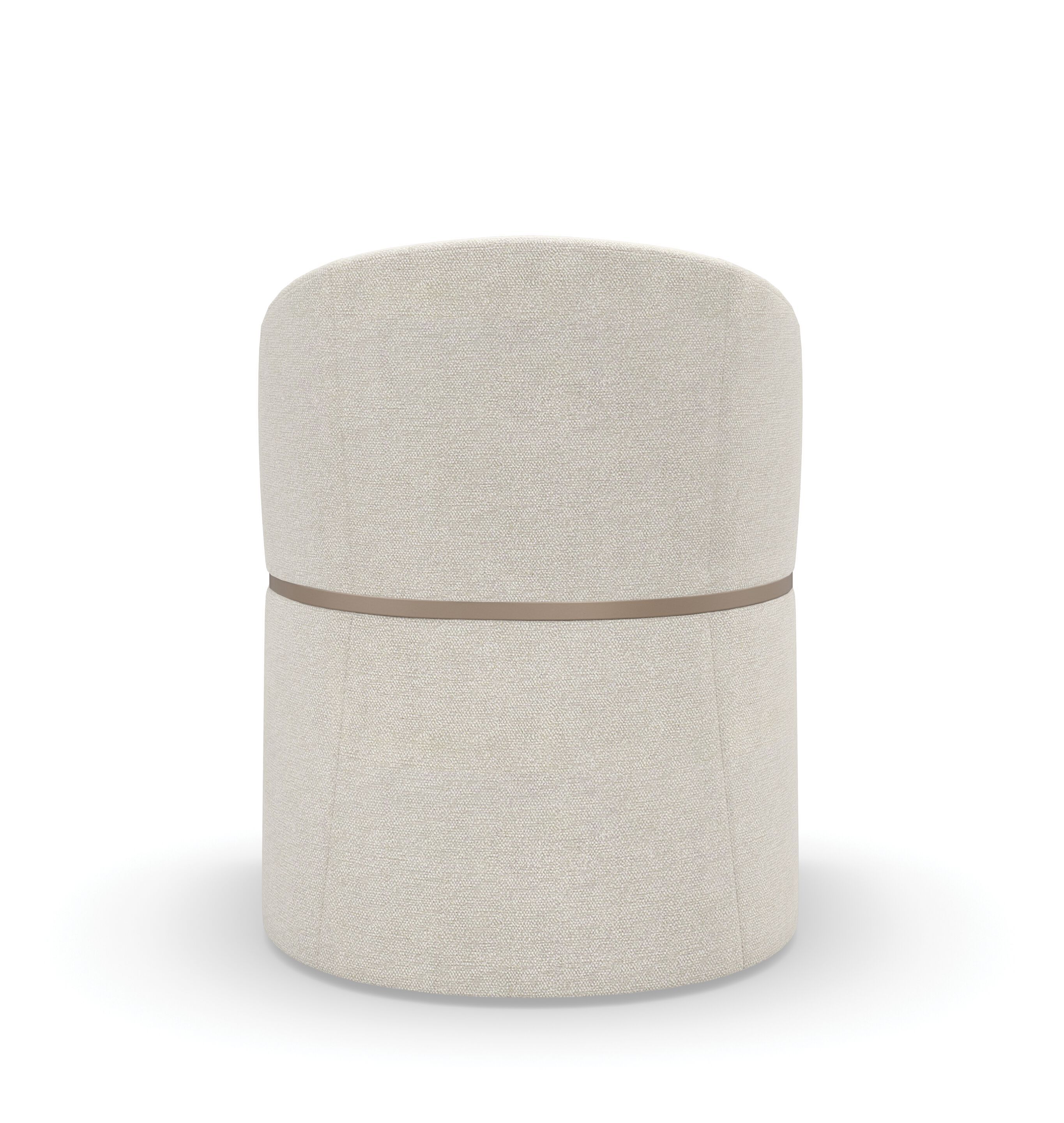 Бархатный мягкий стул с колесами Caracole DUNE ARCH-00050223 - Вид №6