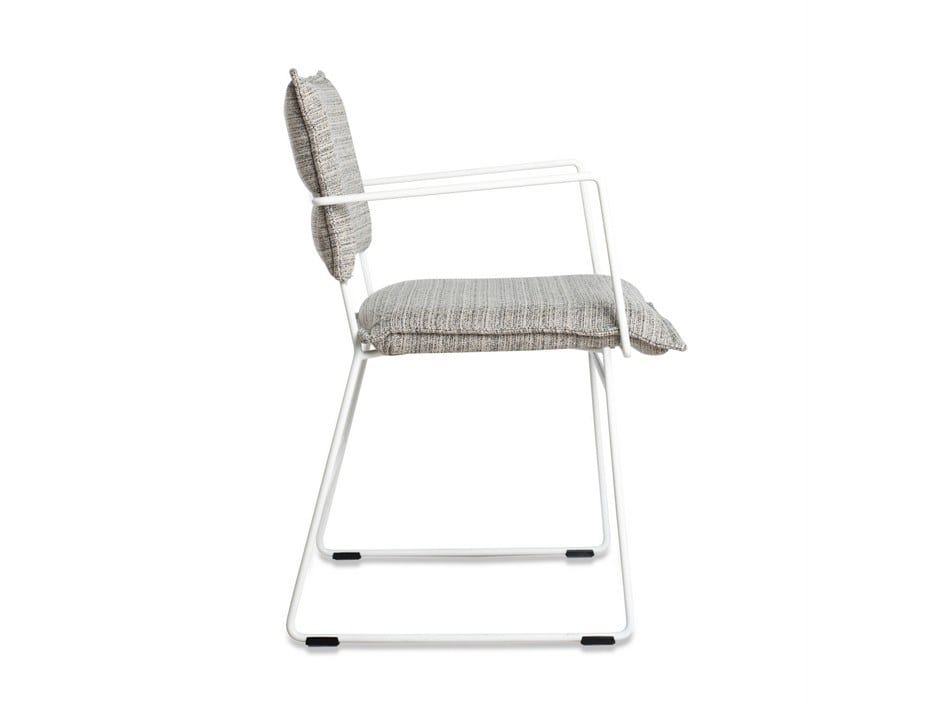 Ткань сани сад стул с подлокотниками Jess ARCH-00002272