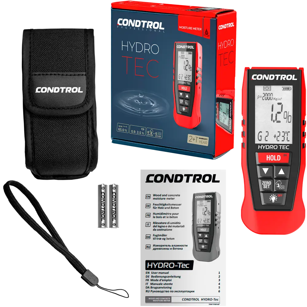 Влагомер бесконтактный Condtrol Hydro-Tec 3-14-020 погрешность 1% STLM-2173783 - Вид №1