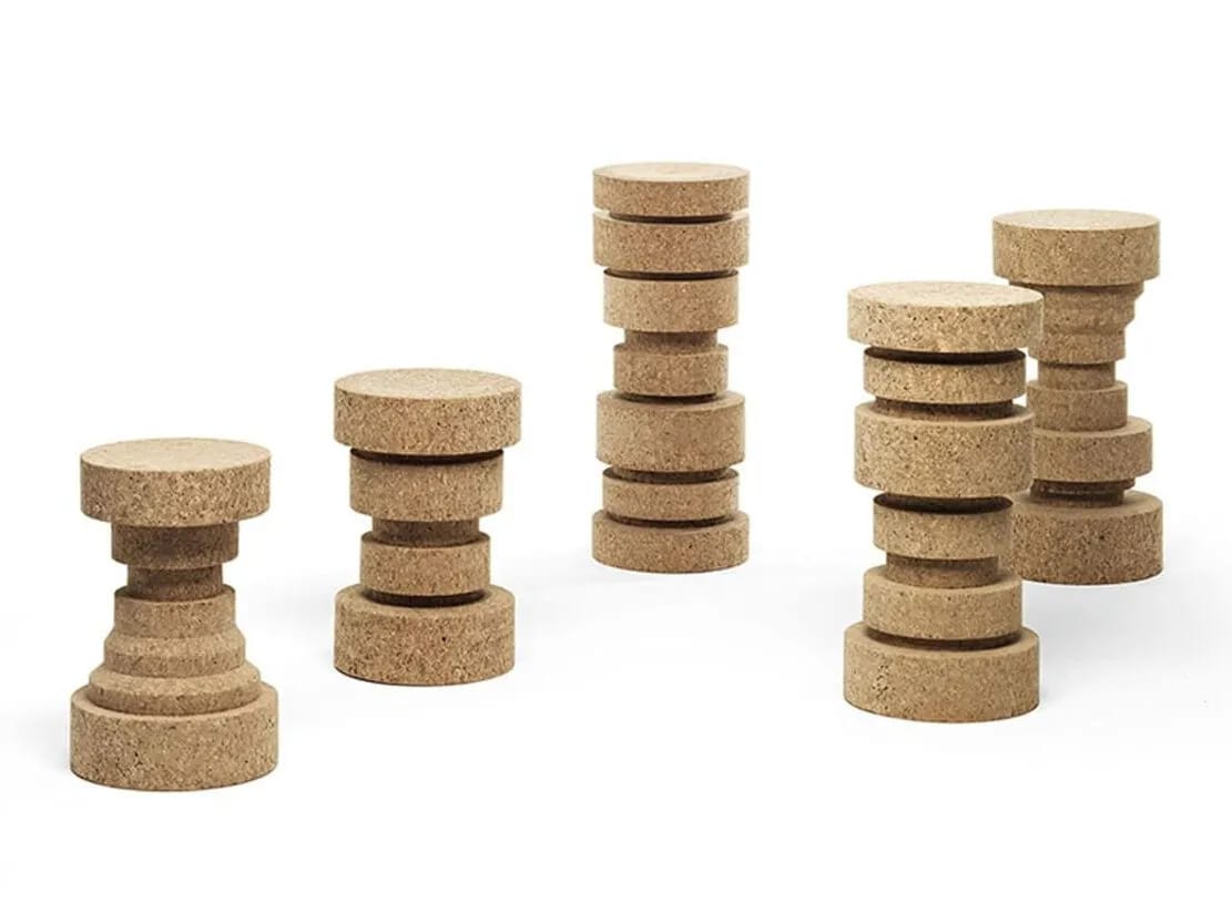 Пробковый журнальный столик / табурет Mogg KING&QUEEN ARCH-00134760