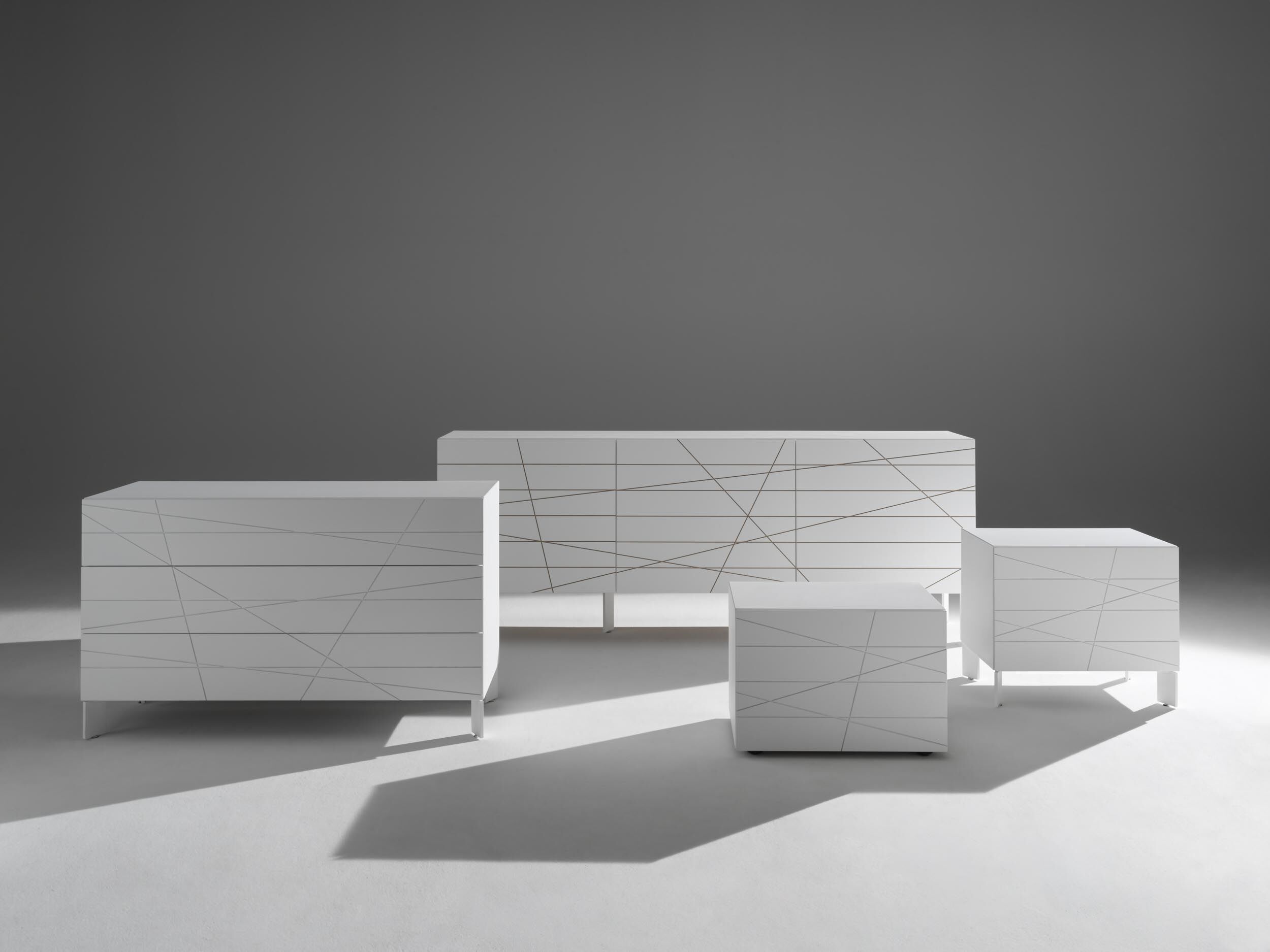 Прикроватная тумбочка из МДФ с ящиками ALBEDO Nazca B ARCH-00099341 - Вид №6