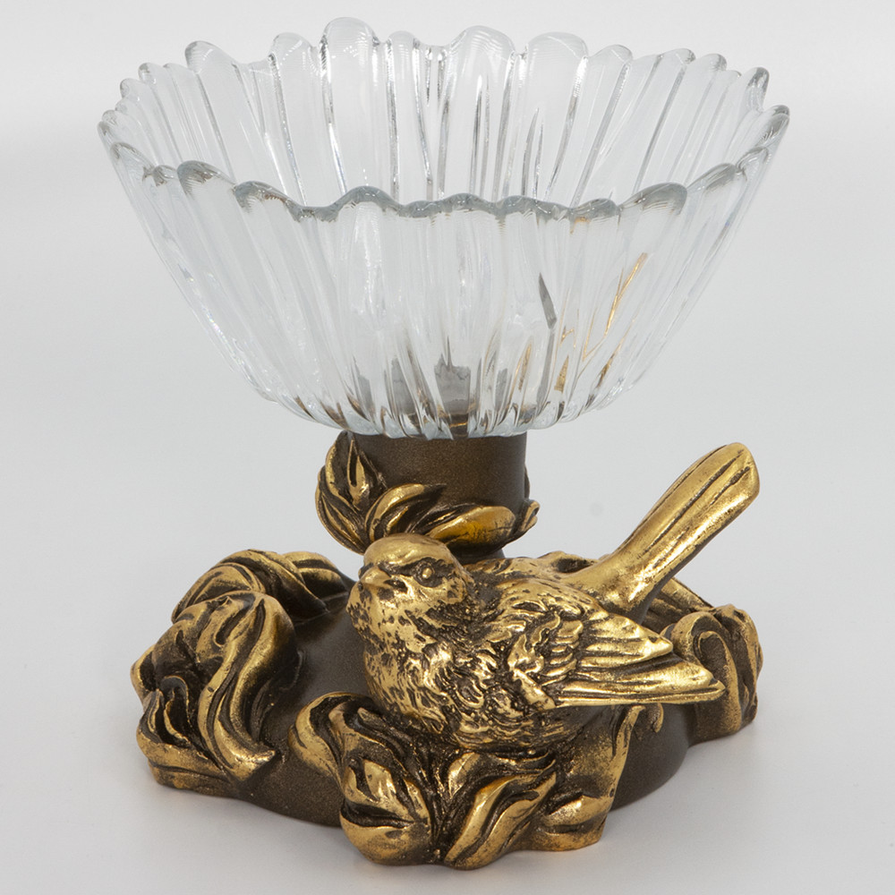 52087 Фруктовница-конфетница Белла Бронза BOGACHO 4627179654627