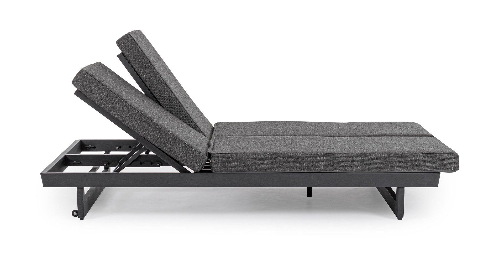 Двуспальная Садовая кровать с откидной спинкой из ткани BIZZOTTO Infinity ARCH-00146057 - Вид №31