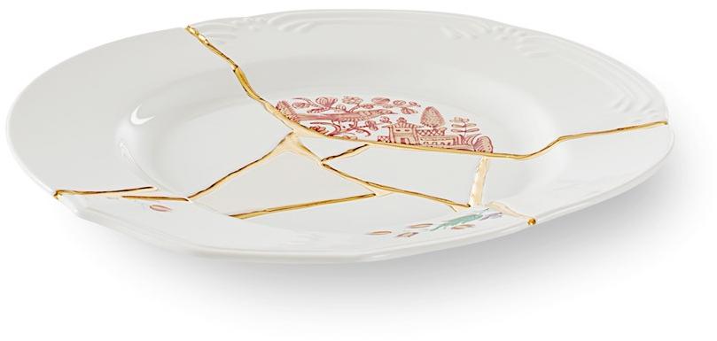 Seletti Фарфоровая тарелка Kintsugi sun-id-1360564 - Вид №5
