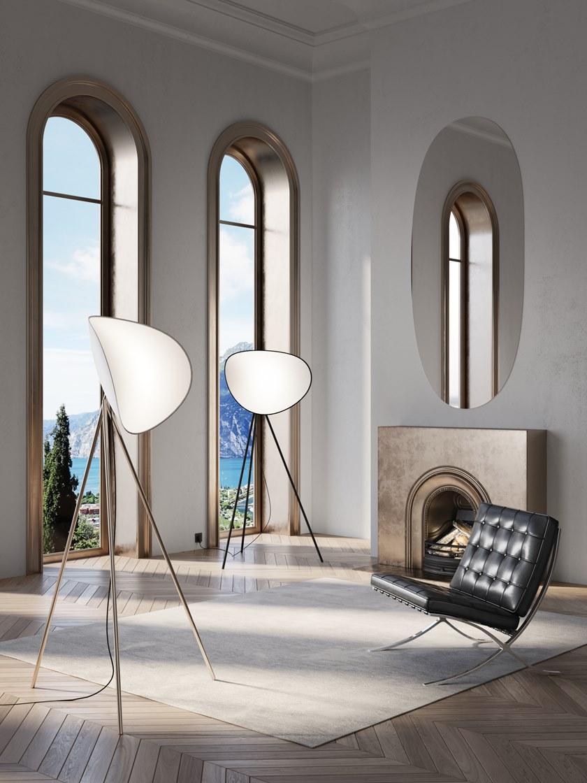 Hind Rabii Регулируемый светодиодный торшер из стекловолокна и металла sun-id-1462427 - Вид №1