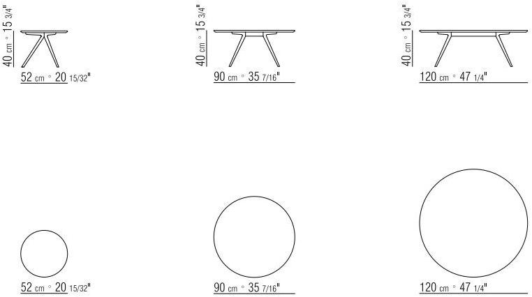 Flexform Круглый журнальный столик из камня Zefiro sun-id-1458743 - Вид №3