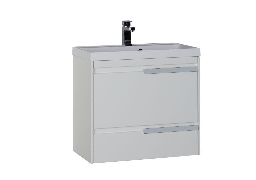 Тумба с раковиной Aquanet Тиволи 70 белый 0018005400179394 - Вид №1