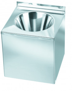 SNLM35C Настенный угловой умывальник из нержавеющей стали mediclinics