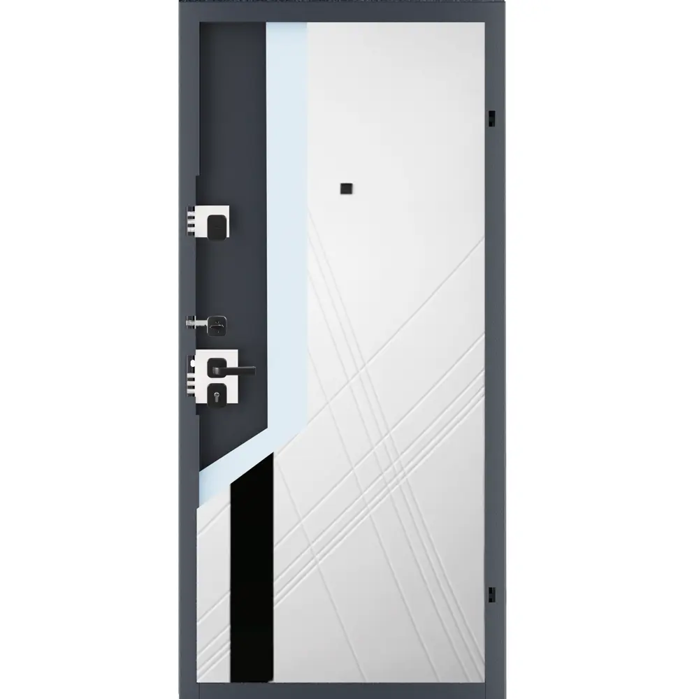 Дверь входная металлическая Home Plus 86x205 см левая белый 89340263 STLM-2003565 Santreyd  - Вид №6