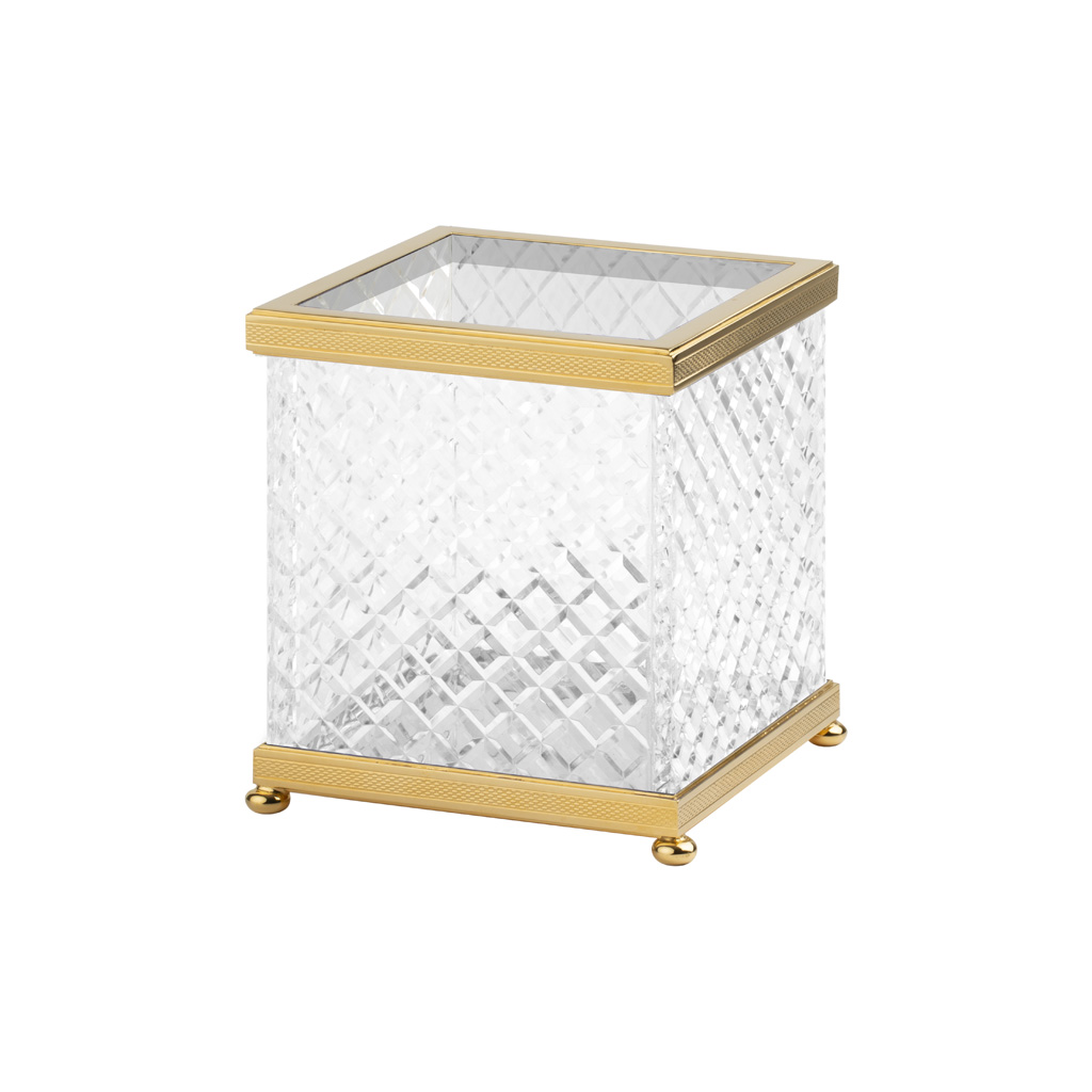 FS08C-653 FS08C-653 Диспенсер для салфеток для гостей «РАЗМЕР ДИАМА КРИСТАЛЛ Cristal & Bronze CRISTAL TAILLE “DIAMANT” CISELÉ  - Вид №1