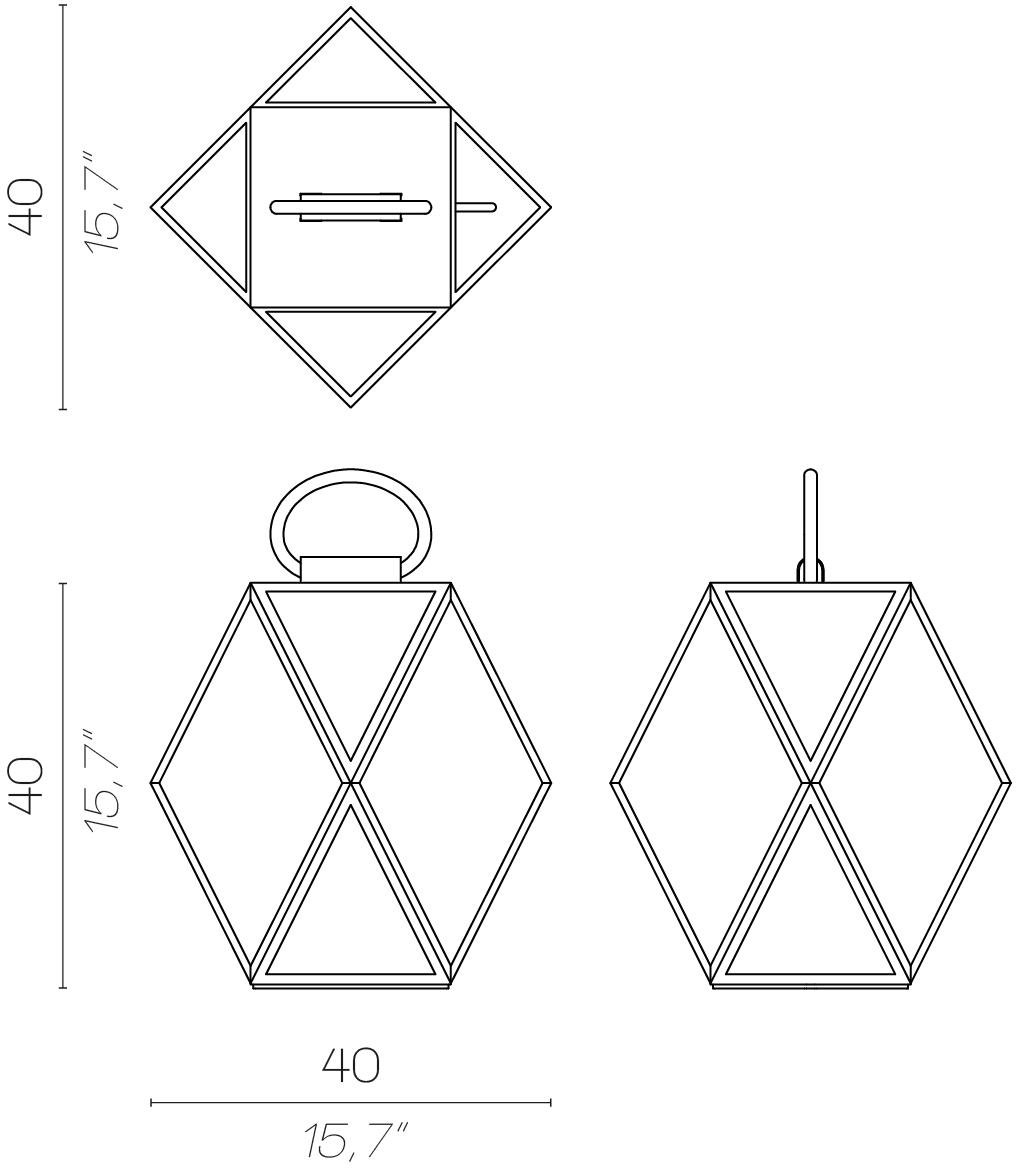 Contardi Беспроводной торшер Muse lantern sun-id-1512169 - Вид №16
