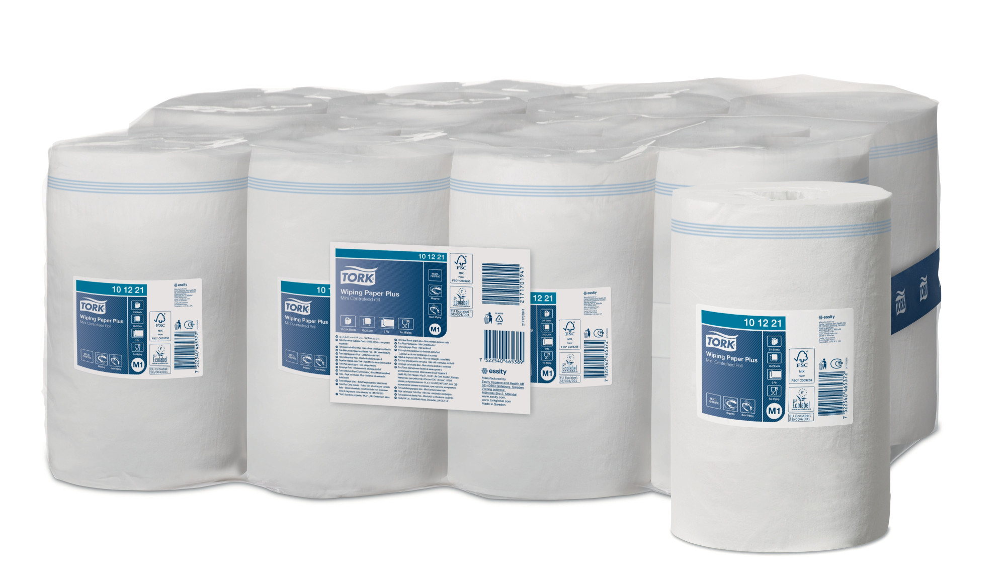 10122138 Бумажная салфетка для средней степени загрязнения Tork 