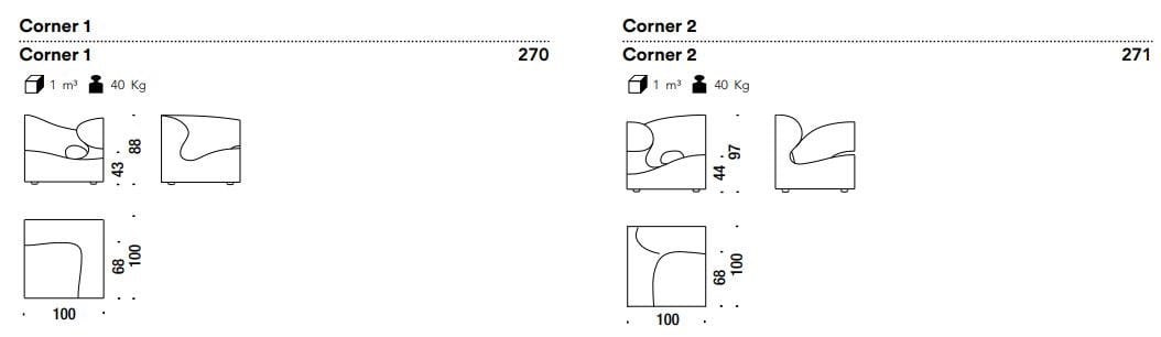 Модульный диван MOROSO Misfits ARCH-00044745 - Вид №2