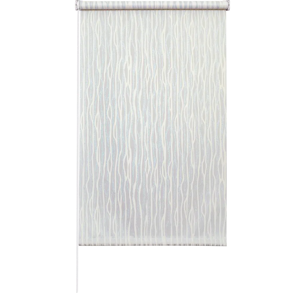 Штора рулонная Смуги 60x160 см бирюзовая GARDEN STLM-2166638