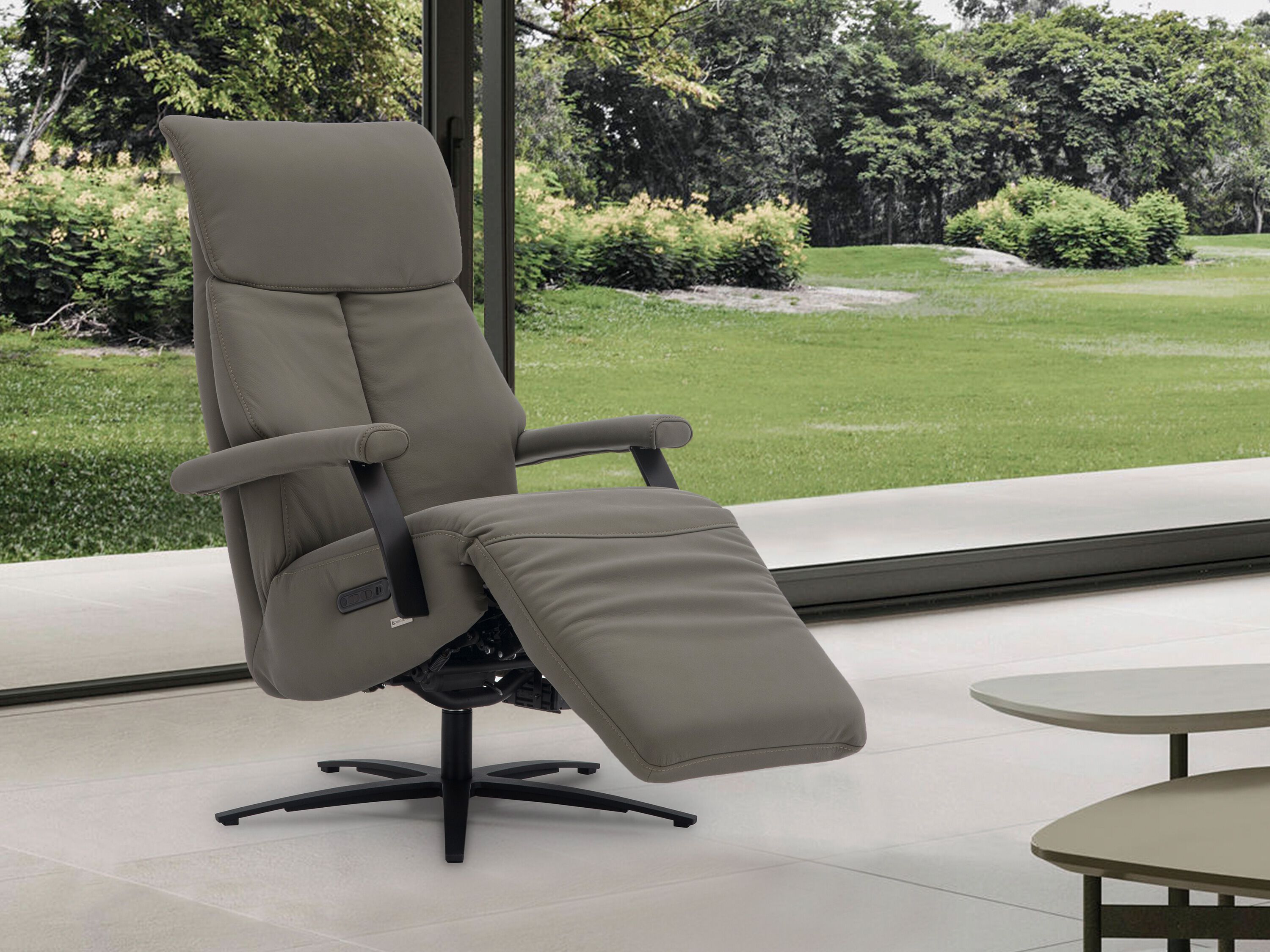 Кожаное кресло с откидывающейся спинкой с электрическим движением CAMPO DE' FIORI CL041 ARCH-00067239 - Вид №20