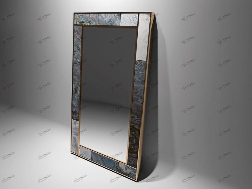 Visionnaire Напольное зеркало из мрамора прямоугольной формы sun-id-1470838