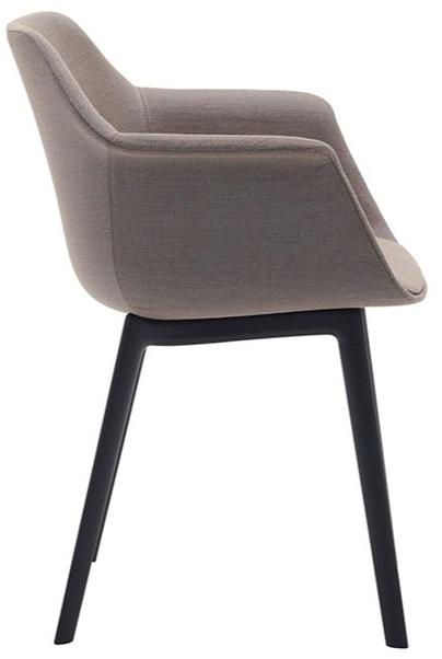 Andreu World Стул с обивкой и подлокотниками Gala So0720 - Вид №2