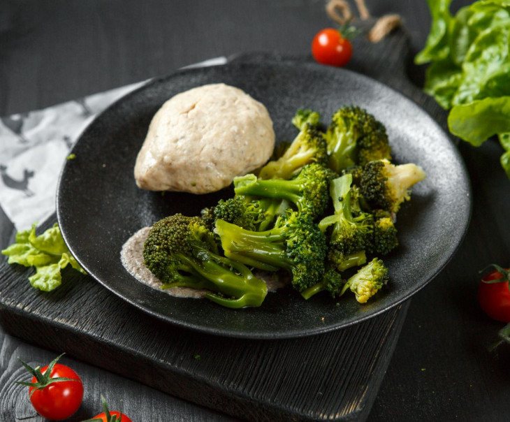 9303 Котлета из семги на пару с брокколи Вкусляндия  - Вид №2