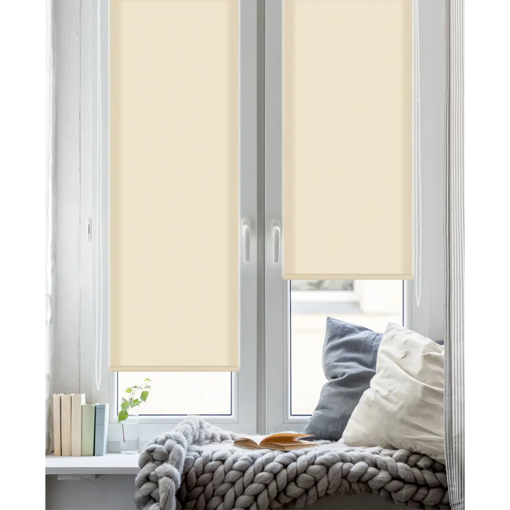 Штора рулонная Stars 50x160 см бежевая GARDEN STLM-2065586 - Вид №4