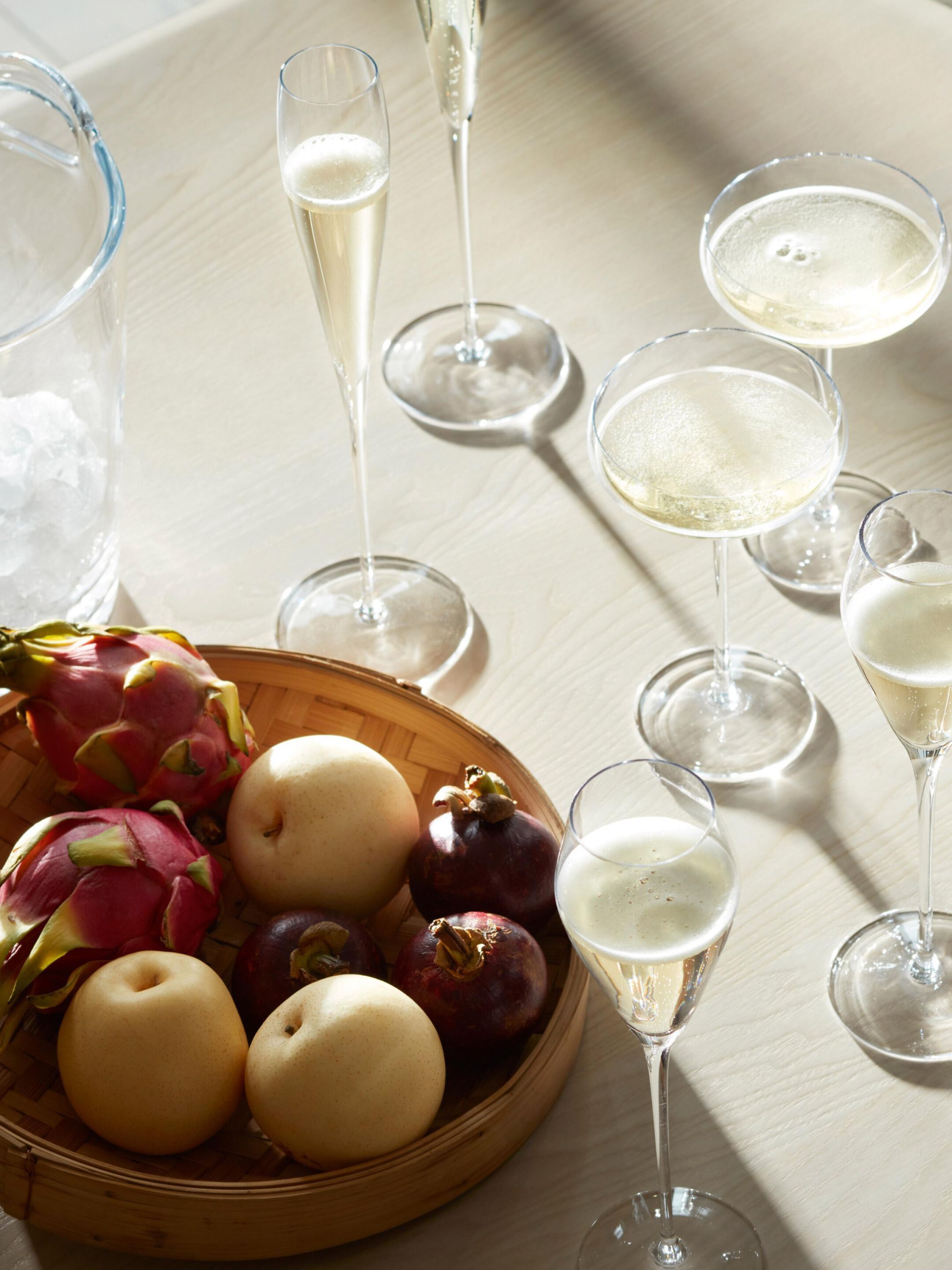 Набор бокалов для шампанского из дутого стекла - 300 мл LSA Wine ARCH-00087844 - Вид №3