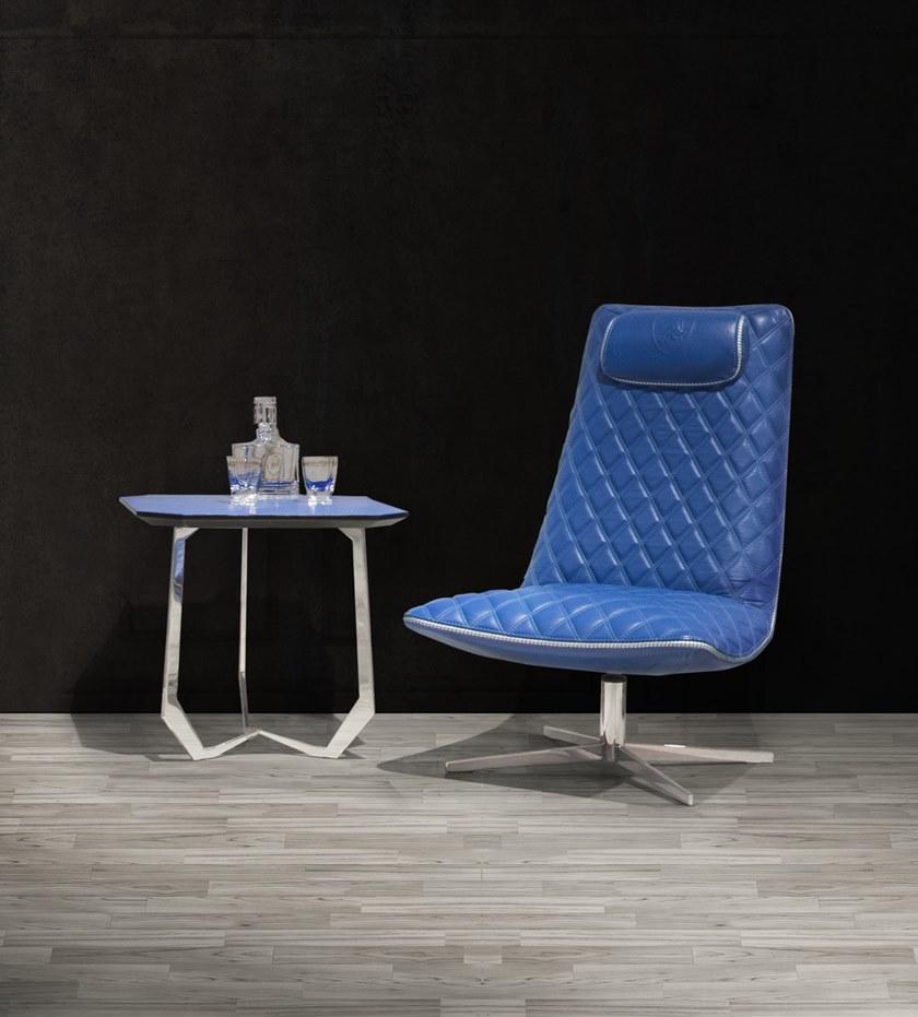 Tonino Lamborghini Casa Поворотное кожаное кресло с подголовником sun-id-1394333 - Вид №1