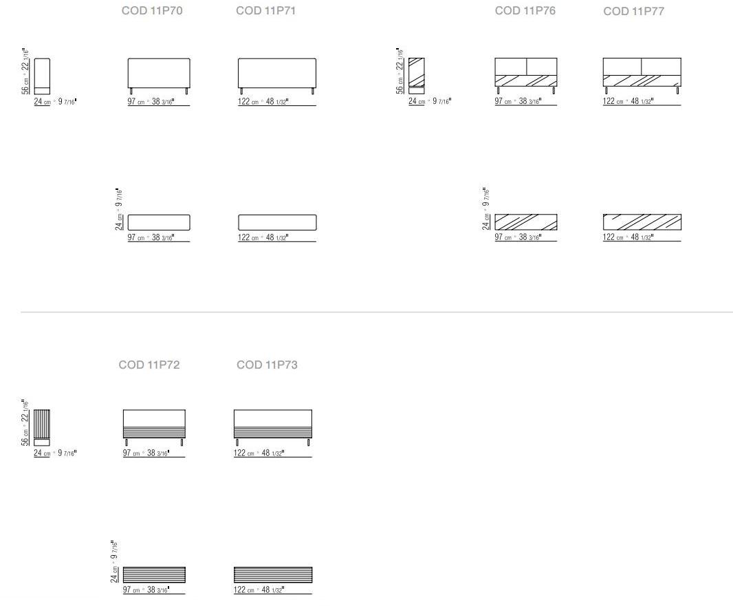 Flexform Модульный тканевый диван с вещевым ящиком Lightpiece sun-id-1372642 - Вид №7