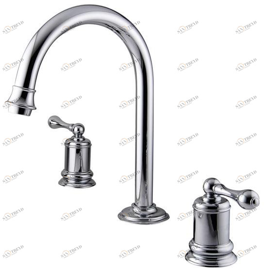 JUSTIME Смеситель для раковины с раздельными розетками Classik 5703-91-80cp