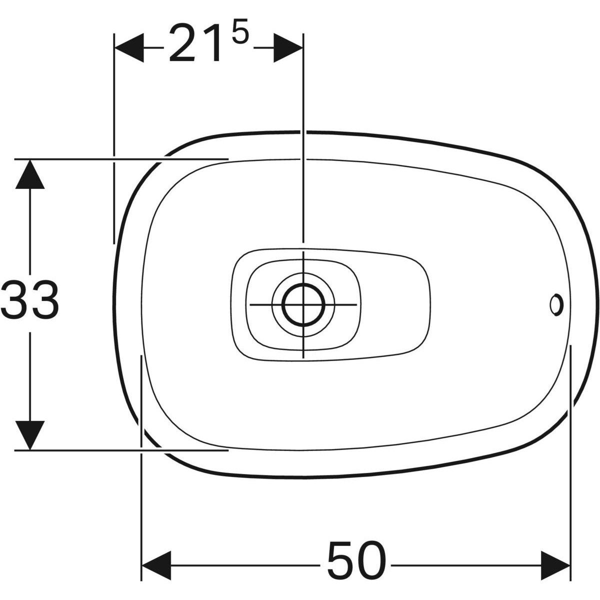 Овальная столешница Geberit Citterio ARCH-00069720 - Вид №1