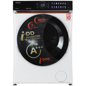 9238397 Стирально-сушильная машина HIBERG i-DDQ10 - 10714 W белый