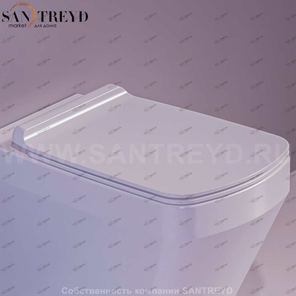 BB004D03BIANCOCR Крышка сиденье для унитаза Simas Baden Baden