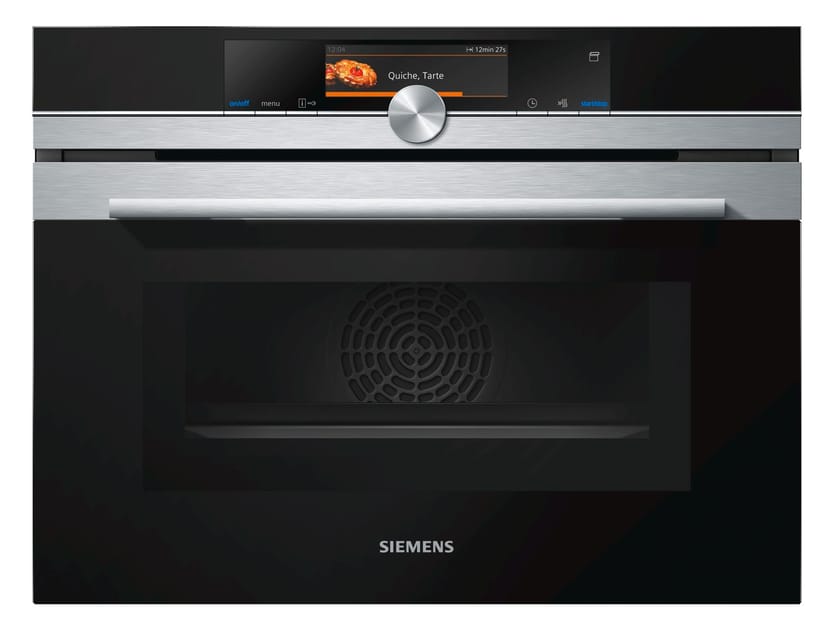 Электрическая встраиваемая печь из нержавеющей стали и стекла с сенсорным экраном Siemens studioLine iQ700 ARCH-00015259