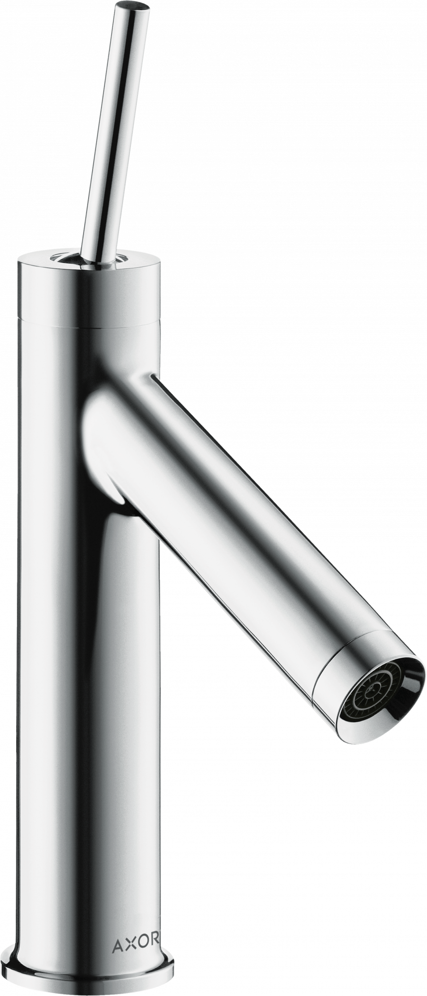 10117000 Смеситель для раковины 90, однорычажный, со сливной ручкой и сливным гарнитуром AXOR STARCK