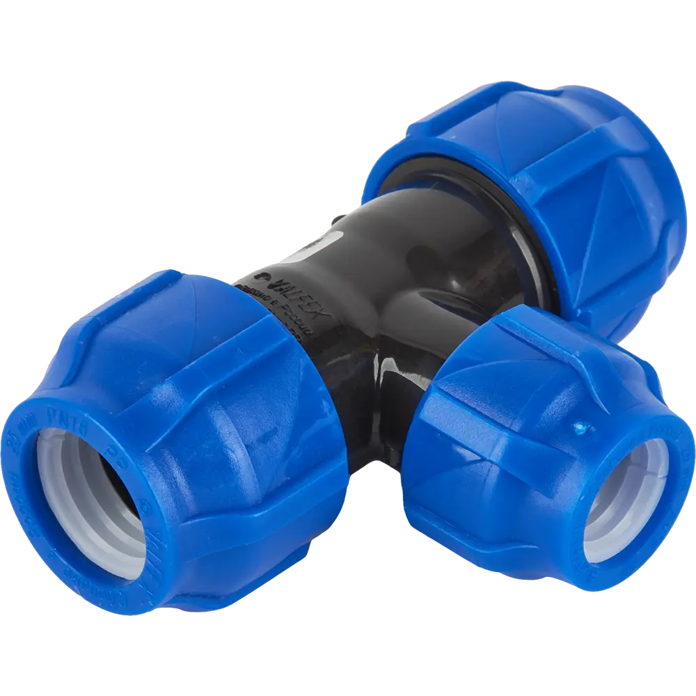 Тройник переходной ПНД Valfex 25x20x25 мм STLM-2153573