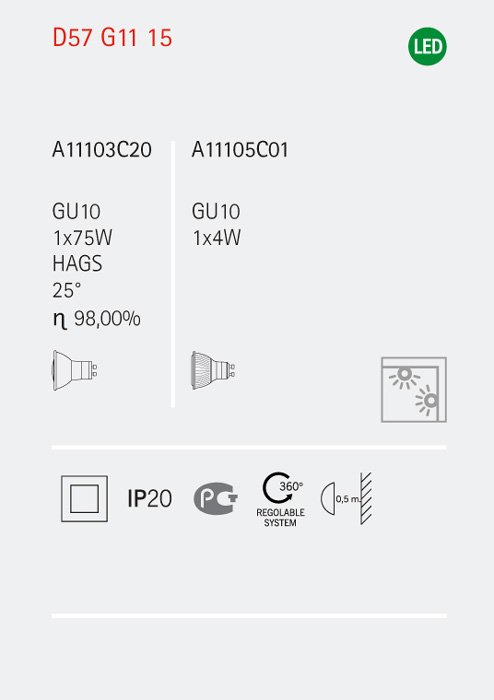 Светильник настенно-потолочный серебристый Fabbian D57G1115 FABBIAN  00-3882501 Серебро  - Вид №6