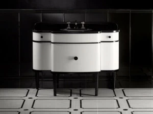 Devon&Devon Одинарная лакированная тумба под умывальник Deco Music